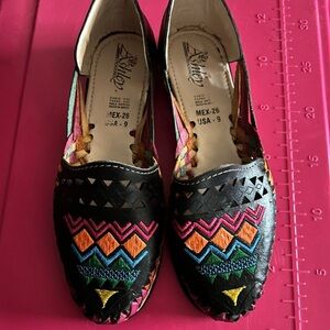 Black Multicolor Women's Shoes